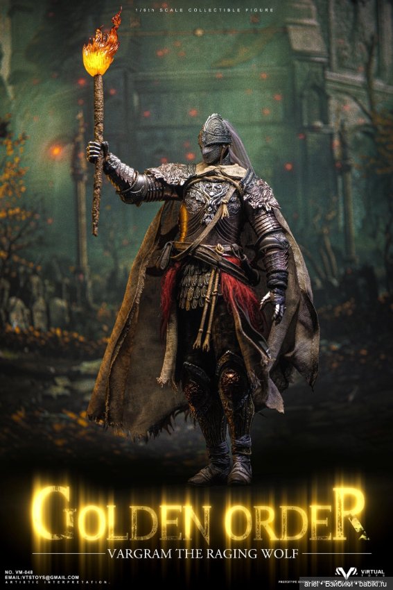 VTS Toys анонсировали фигурку Варграма Свирепого Волка по мотивам игры "Elden Ring" (фото 3)