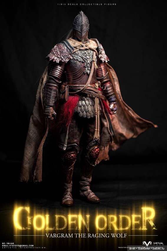 VTS Toys анонсировали фигурку Варграма Свирепого Волка по мотивам игры "Elden Ring" (фото 7)