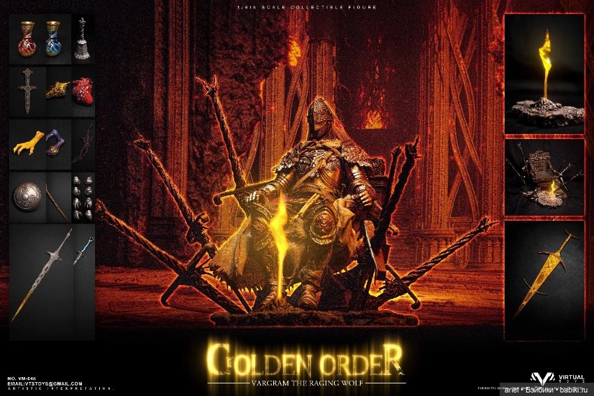 VTS Toys анонсировали фигурку Варграма Свирепого Волка по мотивам игры "Elden Ring" (фото 10)