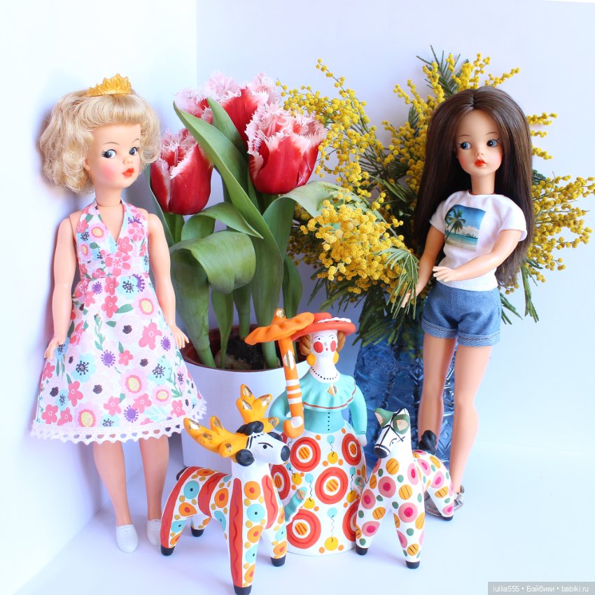 Мартовские цветы и любимые куклы (фото 4)