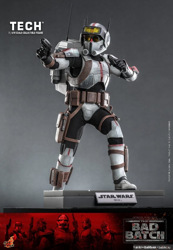 Hot Toys анонсировали фигурку Теха по мотивам анимационного сериала «Звёздные войны: Бракованная партия» (фото 7)