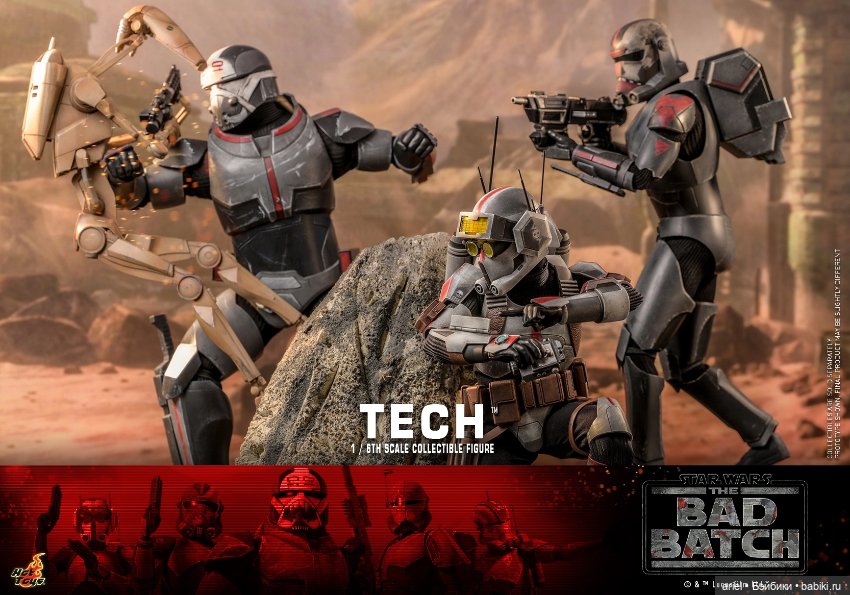 Hot Toys анонсировали фигурку Теха по мотивам анимационного сериала «Звёздные войны: Бракованная партия»