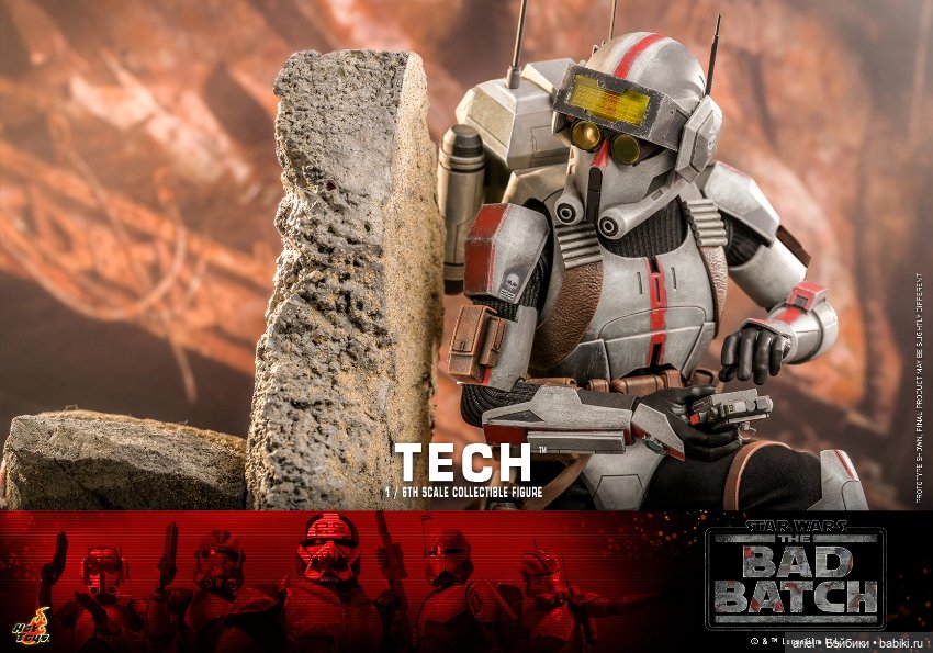 Hot Toys анонсировали фигурку Теха по мотивам анимационного сериала «Звёздные войны: Бракованная партия» (фото 6)