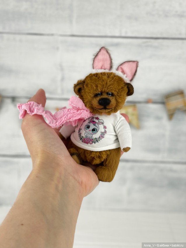 Тедди мишка Флаффи — Авторские мишки Тедди и друзья: фото (фото 4)