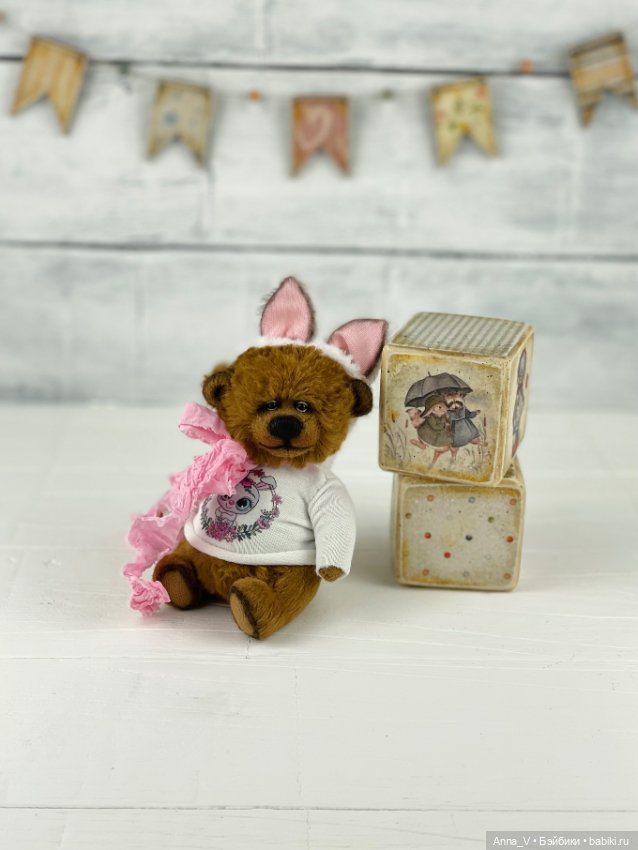 Тедди мишка Флаффи — Авторские мишки Тедди и друзья: фото