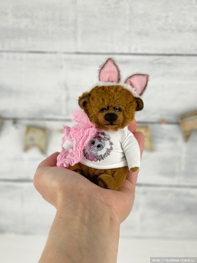 Тедди мишка Флаффи — Авторские мишки Тедди и друзья: фото (фото 3)