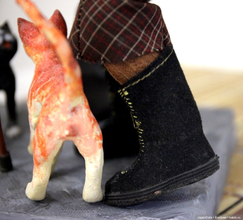 "Кискина бабушка" на выставке "Куклы с характером. Перезагрузка"