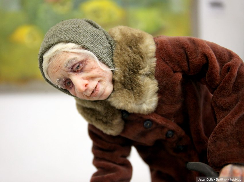 "Кискина бабушка" на выставке "Куклы с характером. Перезагрузка" (фото 5)