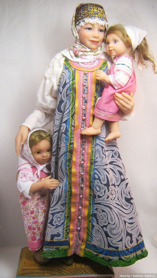Нежные и добрые куклы Елены Медведковой (фото 2)