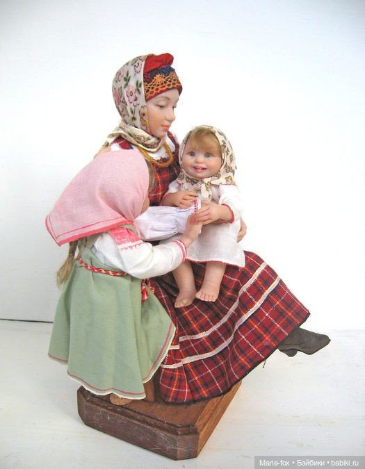 Нежные и добрые куклы Елены Медведковой