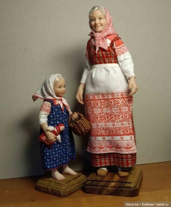 Нежные и добрые куклы Елены Медведковой (фото 4)