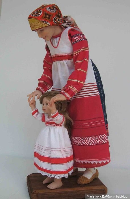 Нежные и добрые куклы Елены Медведковой