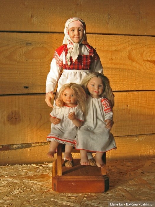 Нежные и добрые куклы Елены Медведковой