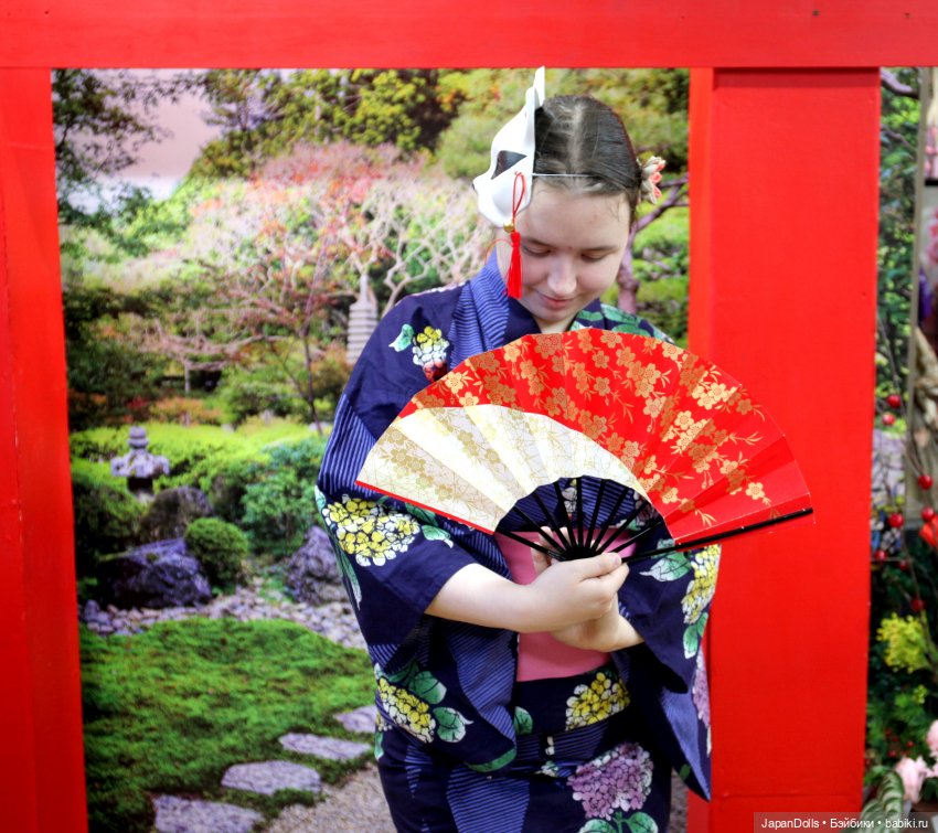Мастер-класс по позированию в кимоно с фотосессией на выставке "Япония. Куклы, сказки и легенды" (фото 7)