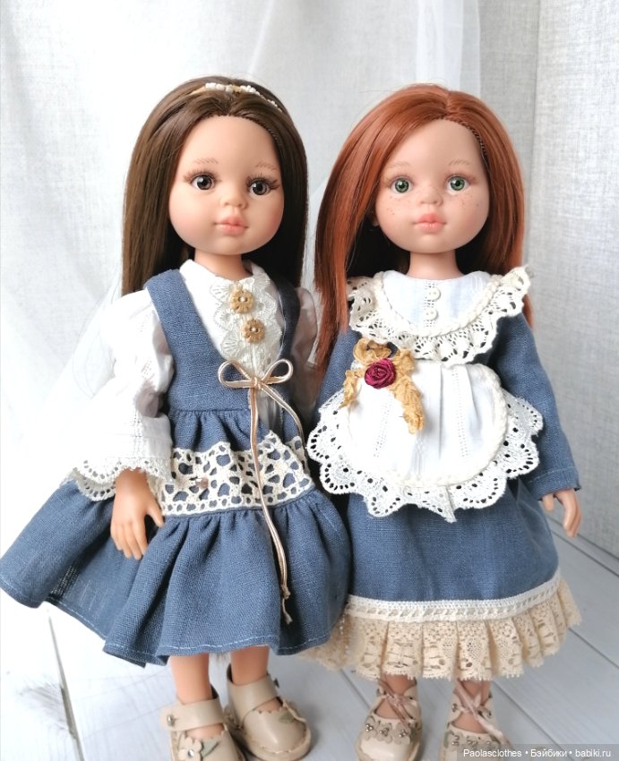 Льняные платья 🍂🌼🍂 — Одежда и обувь для кукол своими руками: фото