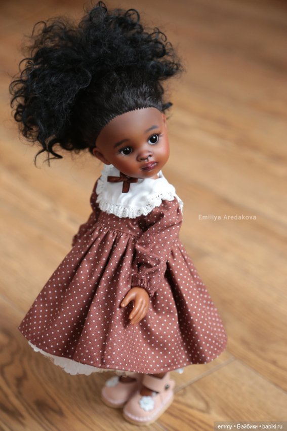 Шоколадная Нора — ООАК Paola Reina (Паола Рейна) и испанских кукол: перерисовка (фото 8)