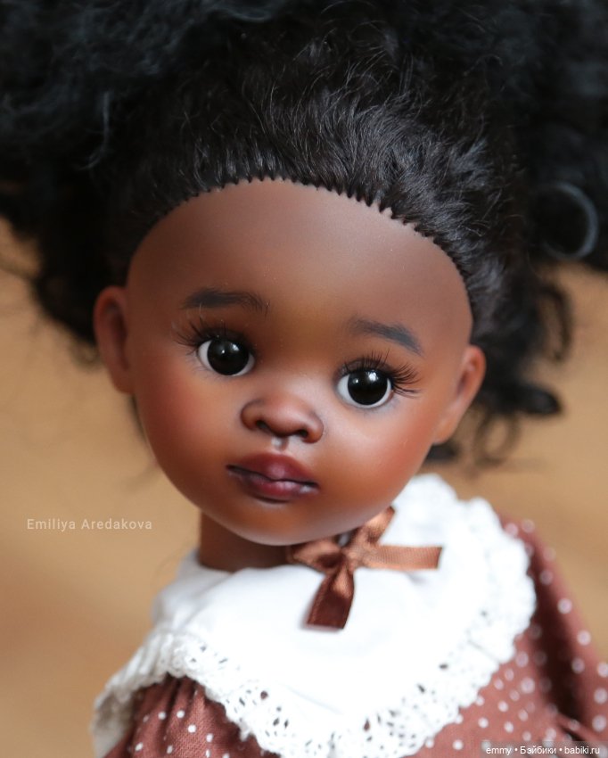 Шоколадная Нора — ООАК Paola Reina (Паола Рейна) и испанских кукол: перерисовка (фото 2)
