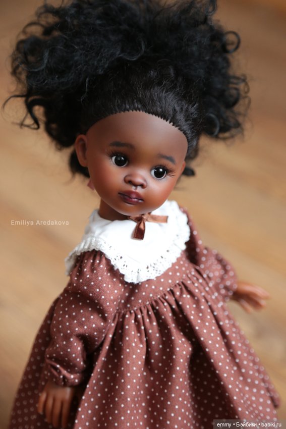 Шоколадная Нора — ООАК Paola Reina (Паола Рейна) и испанских кукол: перерисовка (фото 3)