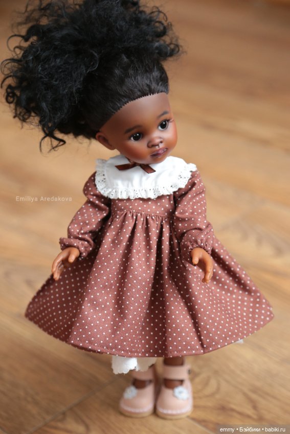 Шоколадная Нора — ООАК Paola Reina (Паола Рейна) и испанских кукол: перерисовка (фото 4)