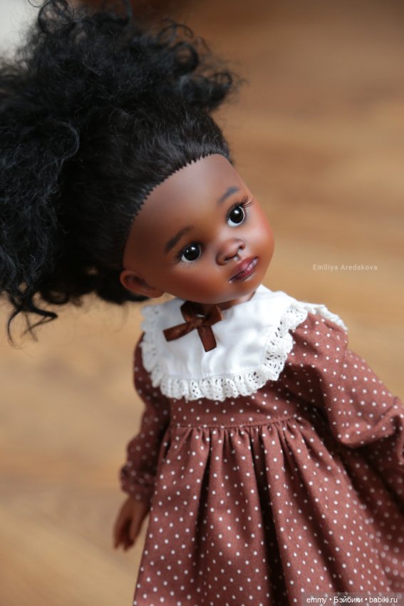 Шоколадная Нора — ООАК Paola Reina (Паола Рейна) и испанских кукол: перерисовка (фото 7)