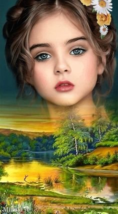 Фото манипуляции художника Mirela A. ....Дети