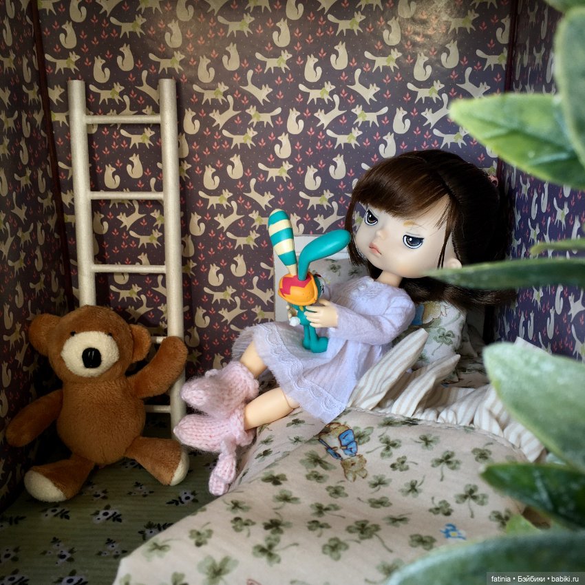 Старая кроватка — Румбоксы и кукольные интерьеры: фото (фото 5)