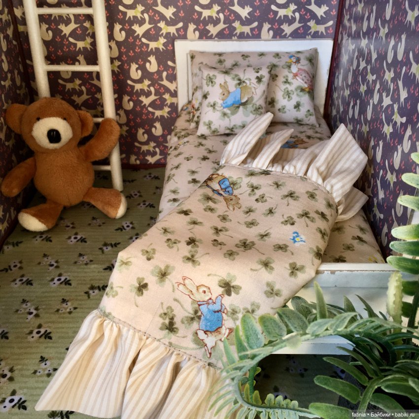 Старая кроватка — Румбоксы и кукольные интерьеры: фото (фото 2)