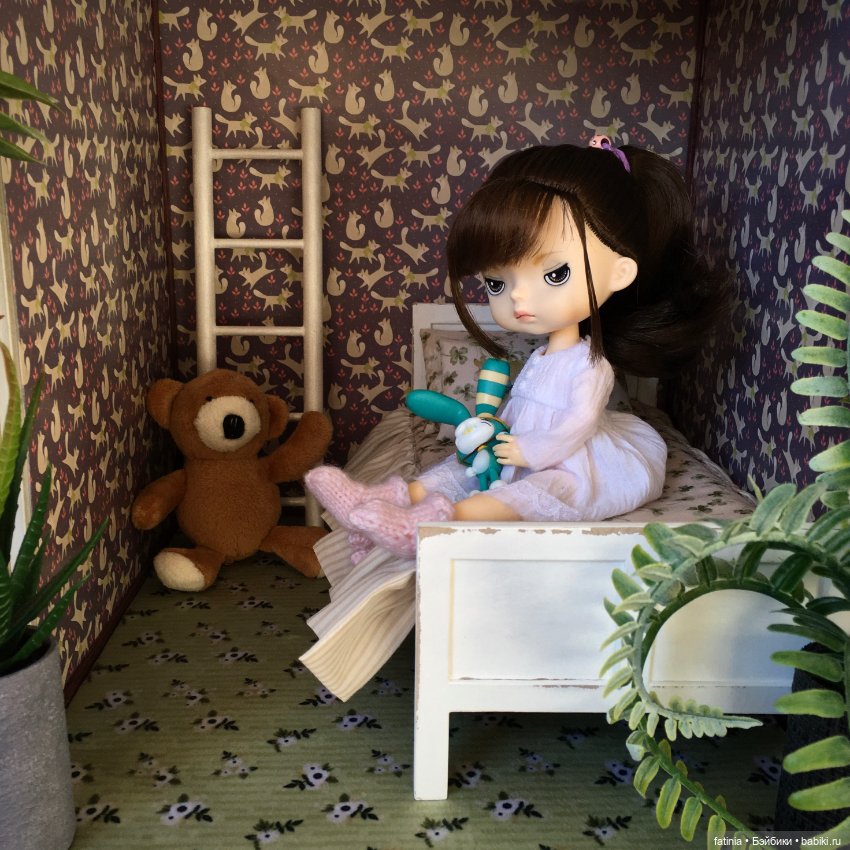 Старая кроватка — Румбоксы и кукольные интерьеры: фото (фото 10)