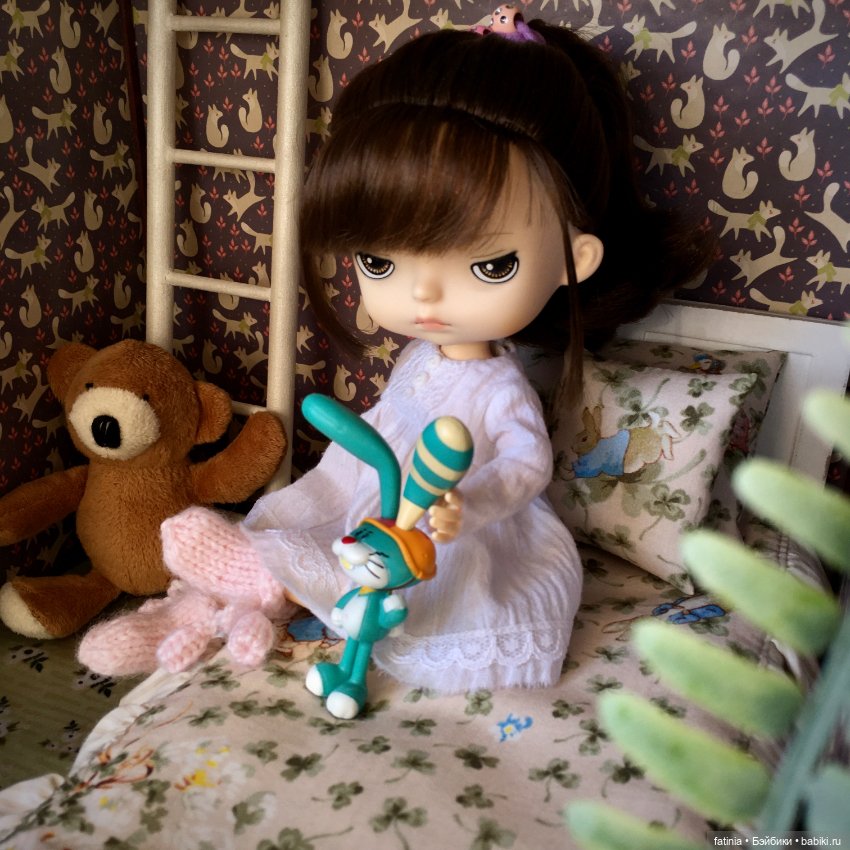 Старая кроватка — Румбоксы и кукольные интерьеры: фото (фото 8)