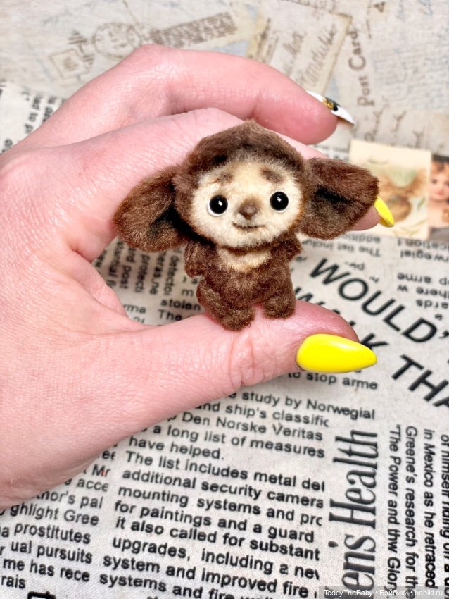 Чебурашка — Авторские мишки Тедди и друзья: фото (фото 10)