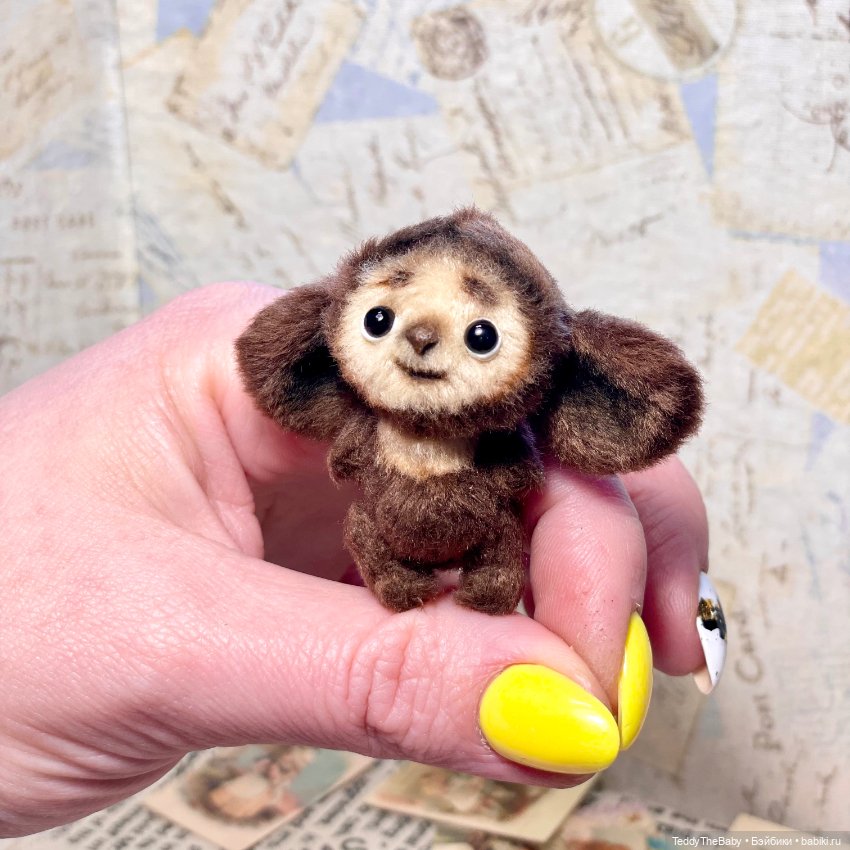 Чебурашка — Авторские мишки Тедди и друзья: фото (фото 5)