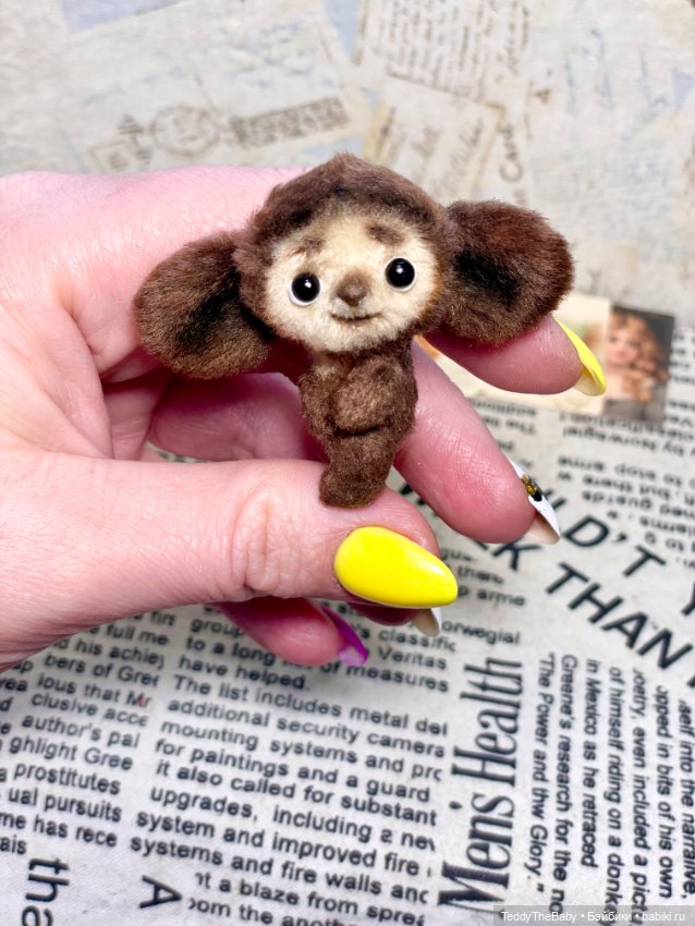 Чебурашка — Авторские мишки Тедди и друзья: фото