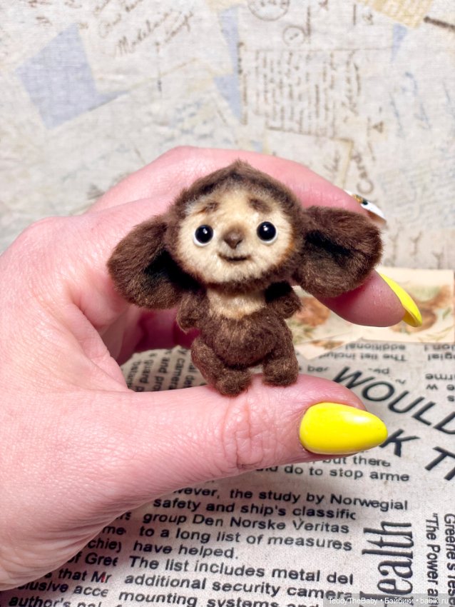 Чебурашка — Авторские мишки Тедди и друзья: фото (фото 8)