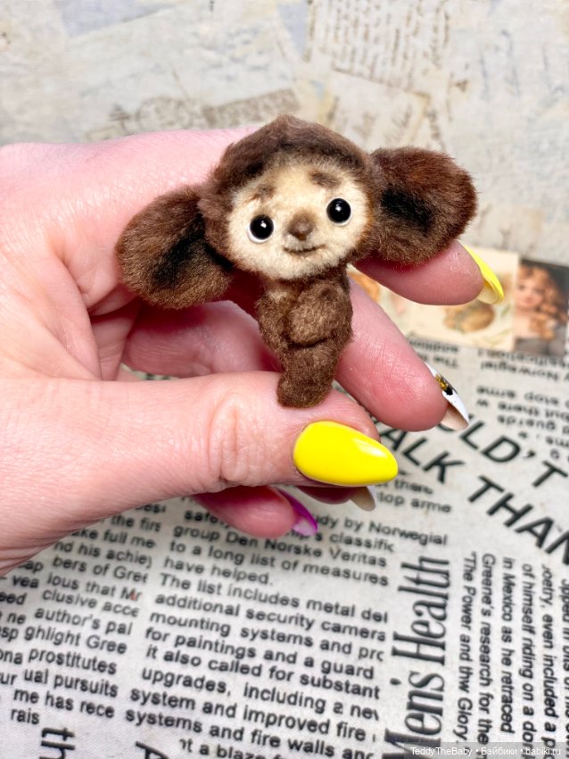 Чебурашка — Авторские мишки Тедди и друзья: фото