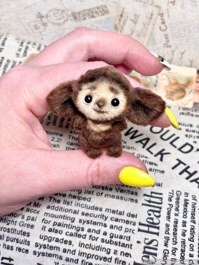 Чебурашка — Авторские мишки Тедди и друзья: фото (фото 9)