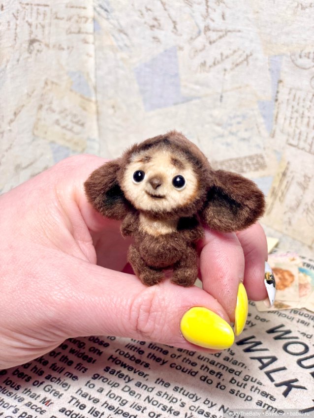 Чебурашка — Авторские мишки Тедди и друзья: фото (фото 6)