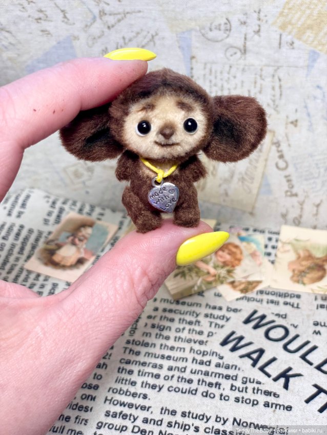 Чебурашка — Авторские мишки Тедди и друзья: фото (фото 2)