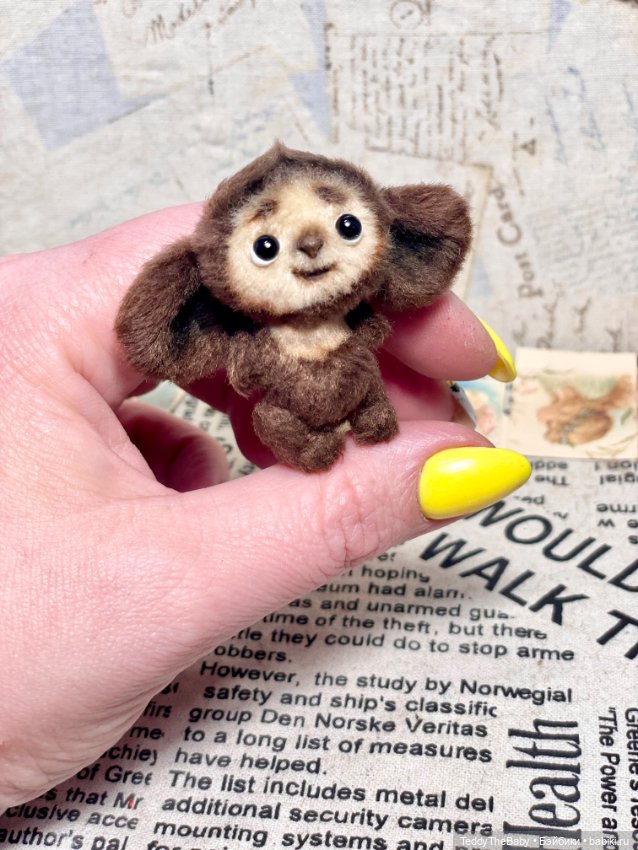 Чебурашка — Авторские мишки Тедди и друзья: фото (фото 7)