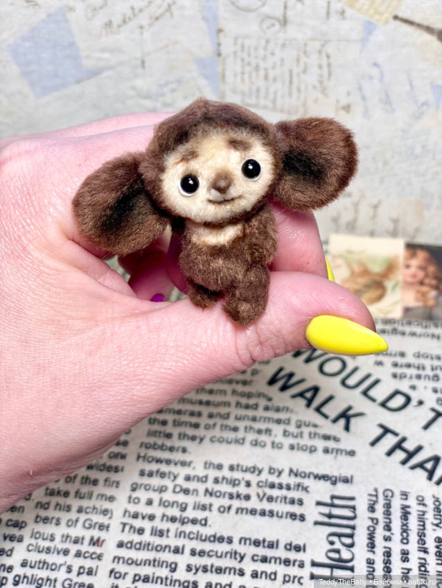 Чебурашка — Авторские мишки Тедди и друзья: фото