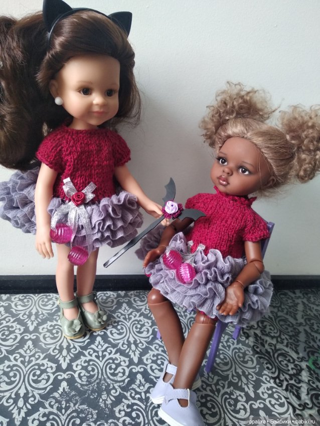 Вишневое настроение — Одежда и обувь для кукол своими руками: фото (фото 6)