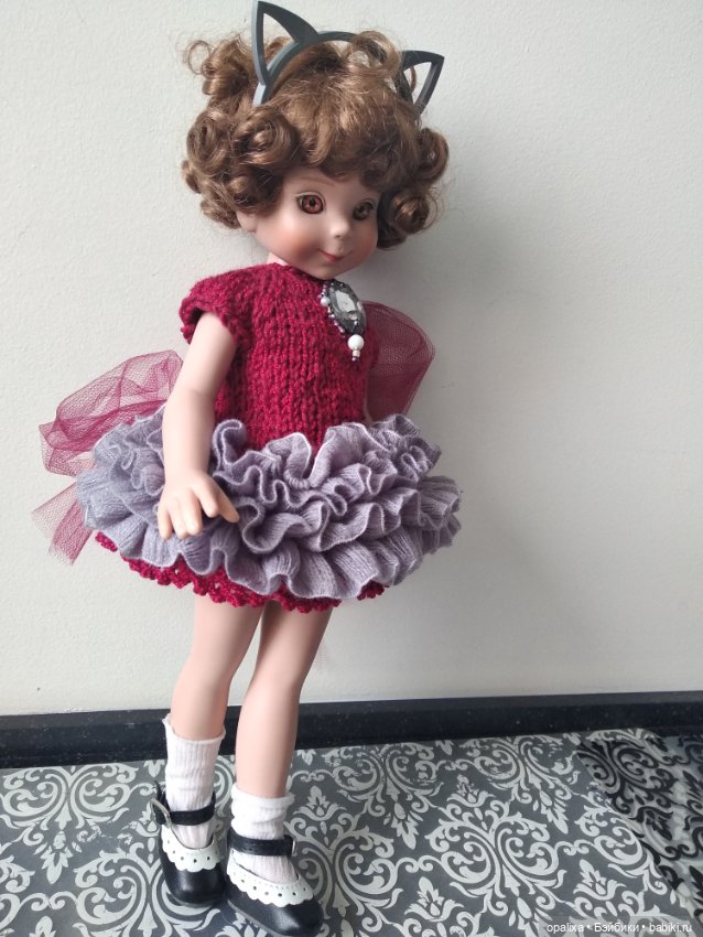 Вишневое настроение — Одежда и обувь для кукол своими руками: фото (фото 10)