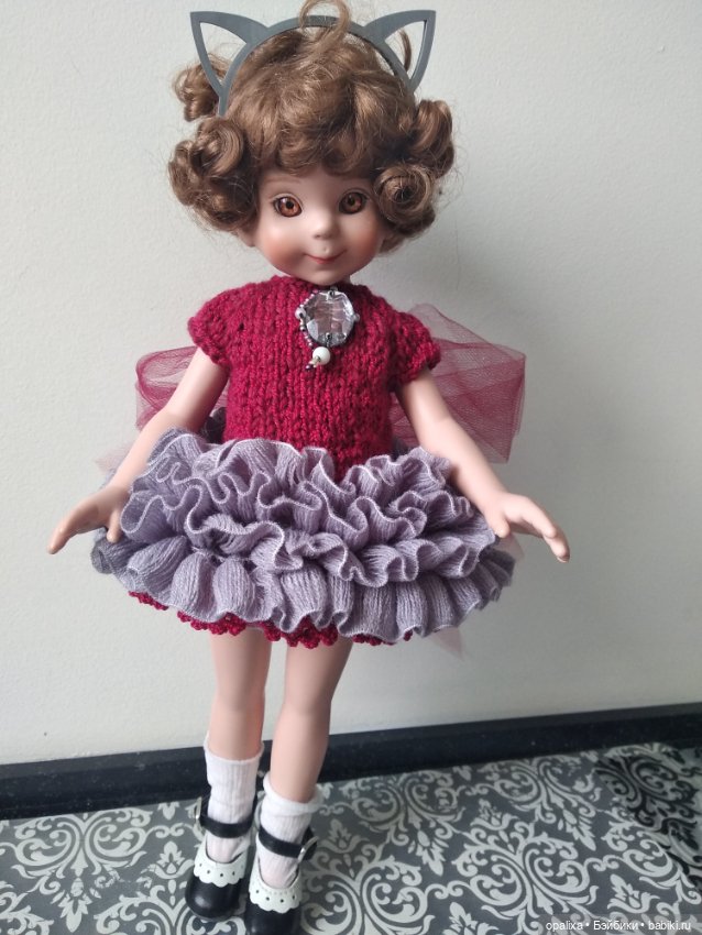 Вишневое настроение — Одежда и обувь для кукол своими руками: фото (фото 8)