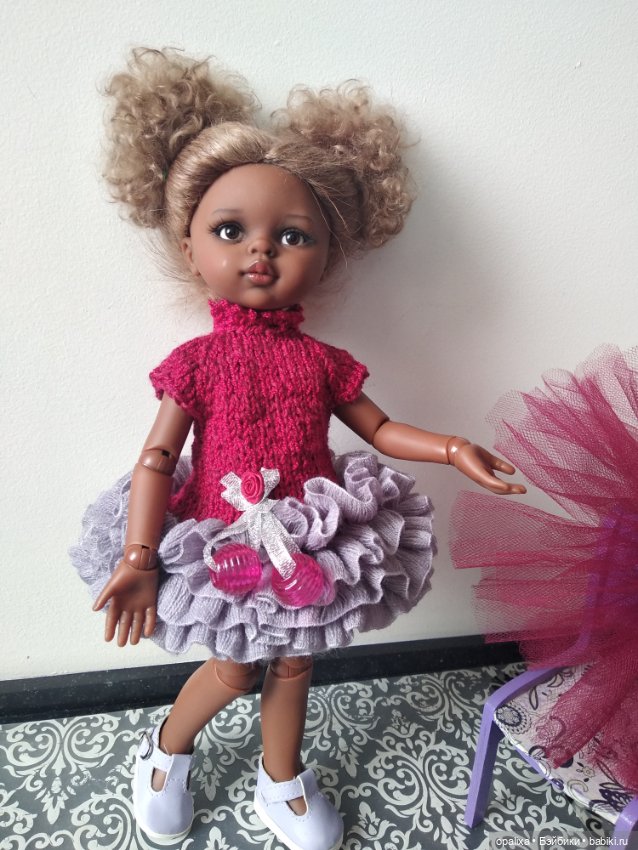 Вишневое настроение — Одежда и обувь для кукол своими руками: фото