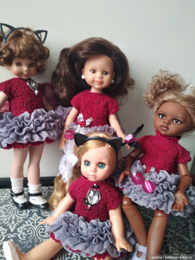 Вишневое настроение — Одежда и обувь для кукол своими руками: фото