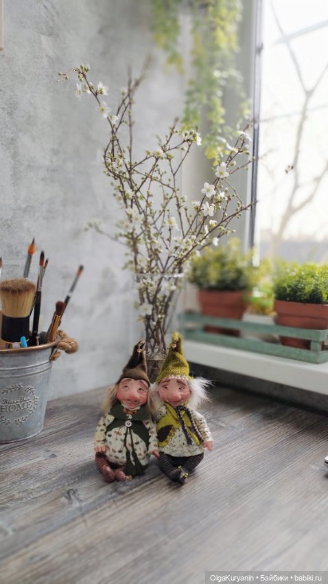 Мальцы-близнецы Лобилди и Бобилди тролльские детки