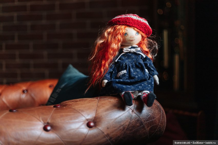 Интерьерная текстильная кукла (фото 2)