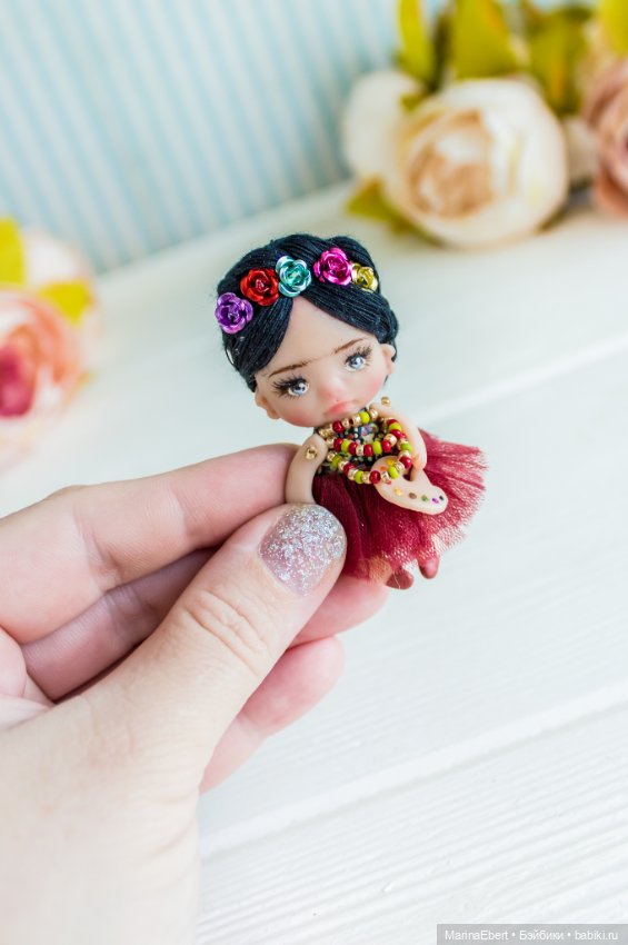 Миниатюрная куколка Фрида (фото 6)