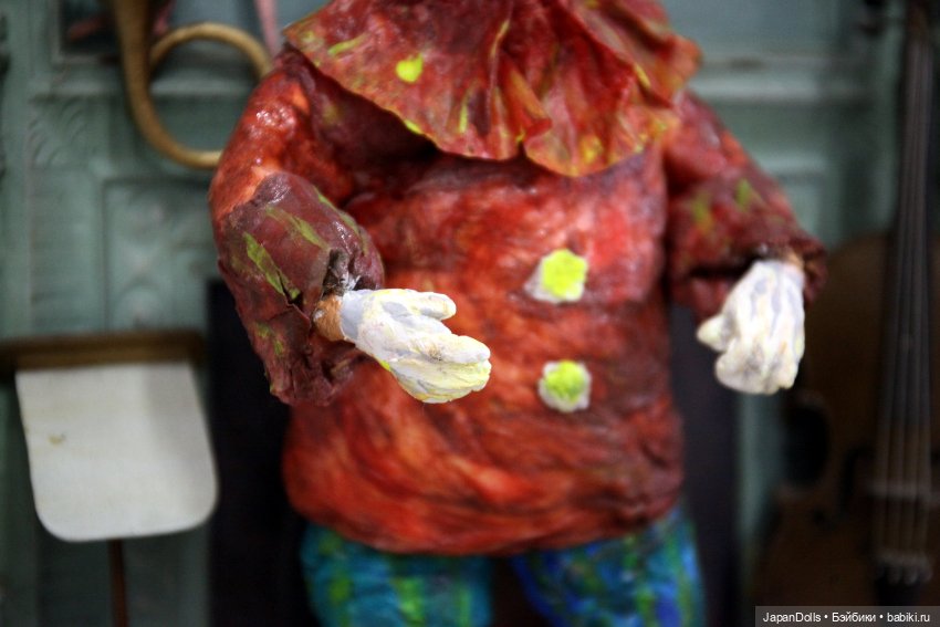 "Старый клоун" на выставке "Куклы с характером. Перезагрузка"