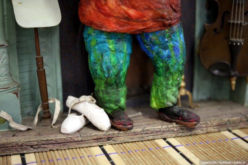 "Старый клоун" на выставке "Куклы с характером. Перезагрузка"