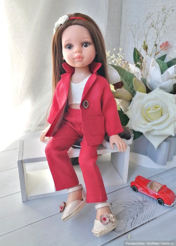 New!!! Льняной брючный костюм для Паола Рейна